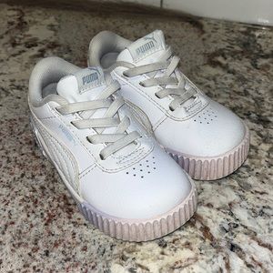 Baby Girl Puma Tennis Shoes Size 7C